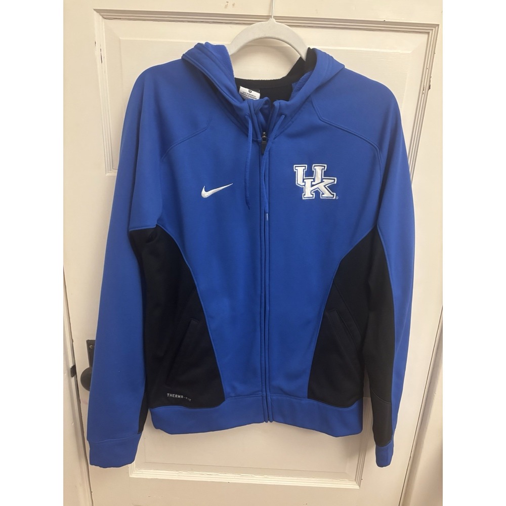 Nike Elite UK Kentucky Wildcats Therma Fit Full Zip Hoodie Jacket Size Medium‎